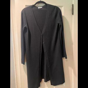 Garnet hill 100% cashmere long sweater